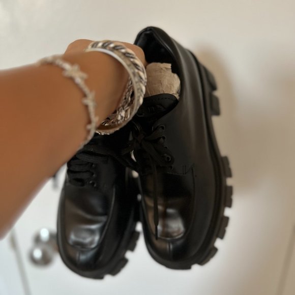 Prada Lace-up Loafer - Picture 5 of 5